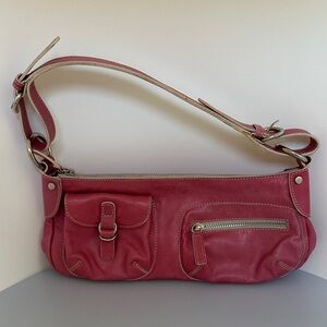 CAPACCIOLI MADE IN ITALY PINK Leather Shoulder Bag